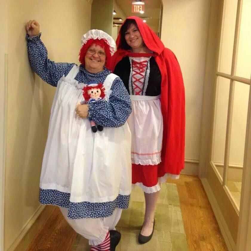 Halloween 2014; Raggedy Ann and Little Red Riding Hood