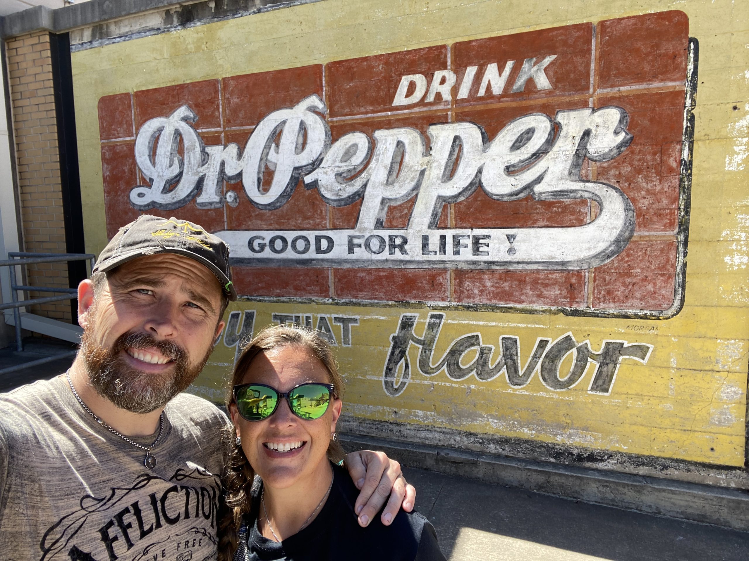 Me and Tim at the Dr. Pepper Museum in Waco